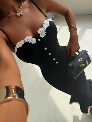 Havens Noir Kalem Elbise