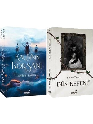İndigo Kitap Kalbinin Korsanı Karton Kapak ve Düş Kefeni 2 Karton Kapak (Emine Tavuz) 2'li Set