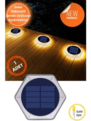 Feyza Design Güneş Enerjili 20 Ledli Bahçe Dekoratif Aydınlatma