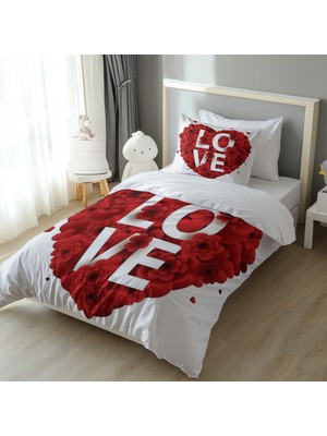 Love Kalp Yatak Örtüsü M81