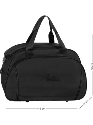 Omuz Askılıklı Spor - Seyahat Çantası Siyah