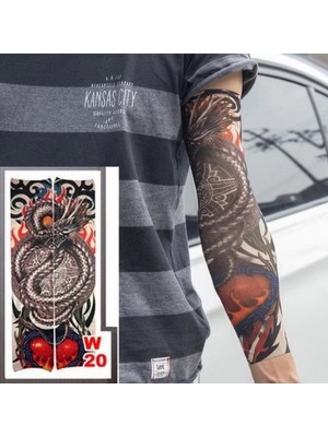 TE Dükkan Buğz Giyilebilir Kol ve Bacak Dövmesi 3D Baskılı 2 Adet - Model 7