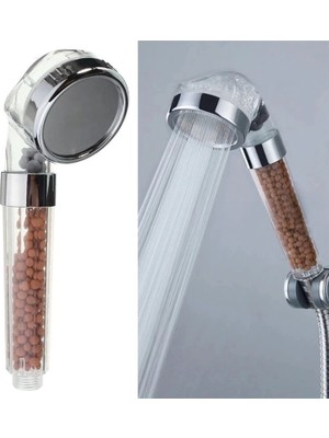 TE Dükkan Buğz Su Arıtmalı Duş Başlığı Tasarruflu Boncuklu Banyo Duş Başlığı ( Buğz )