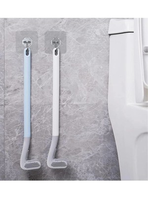 Tonkut Golf Tasarımlı Silikon Tuvalet Fırçası Bükülebilir Wc Klozet Temizleme Fırçası Askılı
