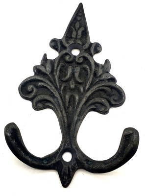 EkoAlışverişDünyam Antika Tarz Dekoratif Pirinç Çam Figürlü Askı - 98X57 Mm, Oksit