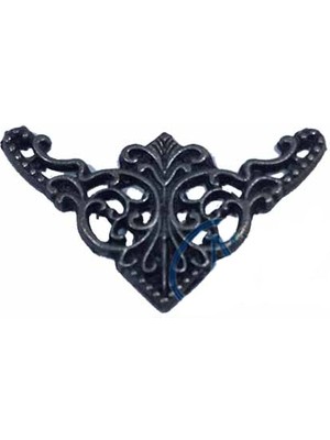 EkoAlışverişDünyam Dekoratif Köşe Süsü, Köşelik - Küçük, 19X34MM, Eskitme, 100 Adet