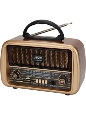 Alvo Store Buğz Klasik Taşınabilir Model Nostaljik Radyo