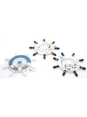 Alvo Store Buğz Ahşap Marin Duvara Asmalı Dümen