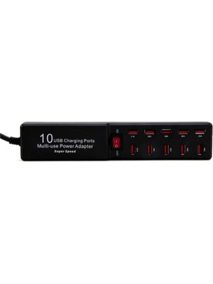 Alvo Store Buğz 10 Portlu USB Şarj Adaptörü