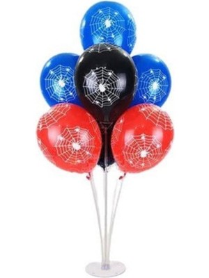 Feyza Design Örümcek Ağı Desenli Balon Standı - Eğlence ve Parti Malzemeleri