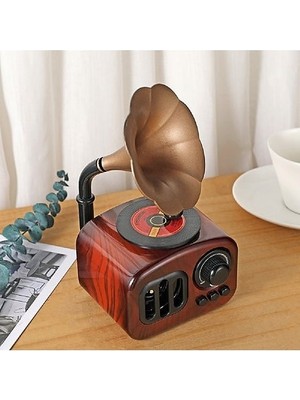 Nostajik Gramofon Müzik Kutusu N-24