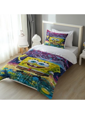 Sünger Bob Yatak Örtüsü M73