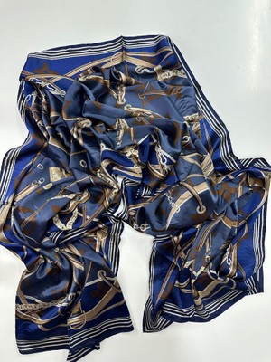 G Tema Vual Ipek Şal Halka Desen Silk Scarfs Fular Shawl Hijab