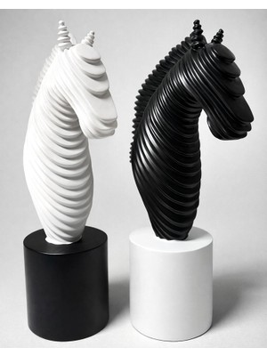 Alvo Store Buğz 25X14 cm Özel Tasarım Polyester At Büstü