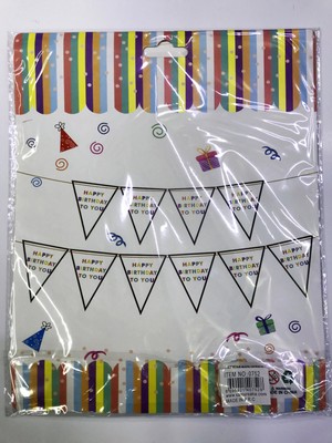 Alvo Store Buğz Happy Birthday To You Flama Bayrak Süsü