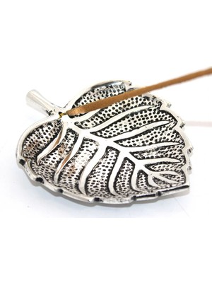Alvo Store Buğz Metal Yaprak Tasarımlı Tütsülük Model 1