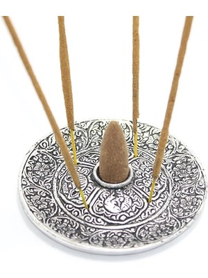 Alvo Store Buğz Metal Yuvarlak Tütsülük Model 5