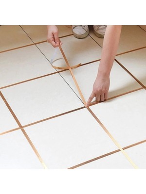 Alvo Store Buğz 1 cm 50 Metre Gold Fayans Arası Şerit Bant