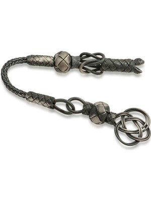 Gümüş Trabzon Örmesi Kazaz Tesbih Püskülü