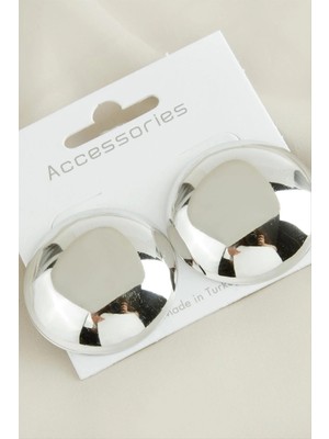 Hsc Bilişim Yuvarlak Yeni Sezon Metal Küpe