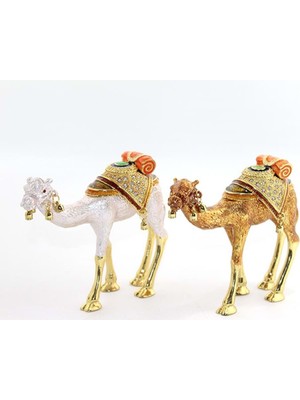 Taşlı Tekli Deve Figürü Biblo