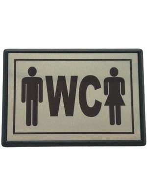 Colezium Cemax Yönlendirme Küçük Wc Bay Bayan 10X7 cm