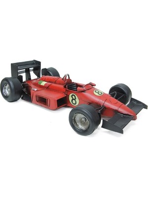 Dekoratif Metal Yarış Arabası