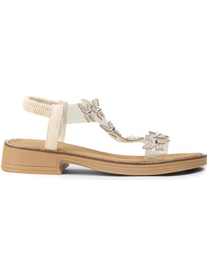 Deery Kadın Bej Şeffaf Sandalet - K0750ZBEJC01