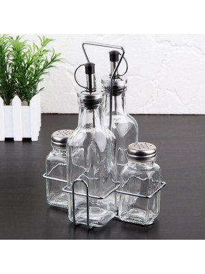 TE Dükkan Buğz Cam Yağlık ve Sirkelik Seti