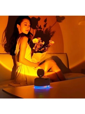 TE Dükkan Buğz Gün Batımı Lambalı Hava Nemlendiricisi