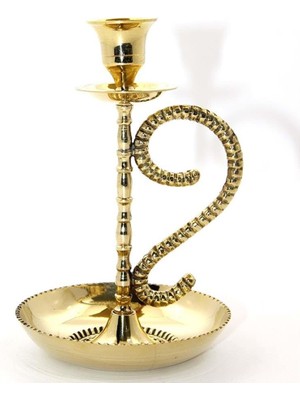 Tekli Pirinç Şamdan