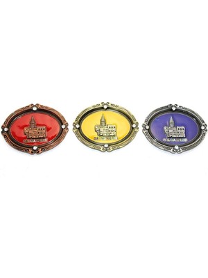 Istanbul Temalı Metal Magnet