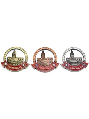 Istanbul Temalı Metal Magnet