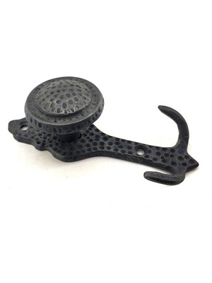 EkoAlışverişDünyam Antika Tarz Dekoratif Pirinç Portmanto Askı - 115X51 Mm, Oksit