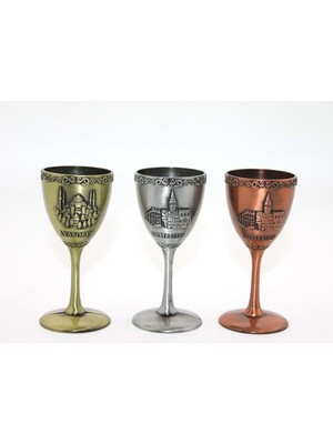 Metal Istanbul Yöresel Kadeh Bardak