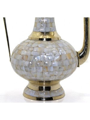 TE Dükkan Buğz Pirinç Sedefli Ibrik 55 cm