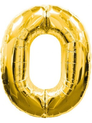 Feyza Design Altın Renk 36 cm Folyo Balon - Partiler ve Eğlence Için