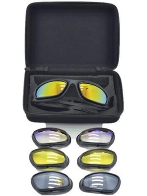 TE Dükkan Buğz Çok Lensli Tactical Gözlük Seti