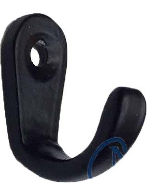 EkoAlışverişDünyam Tekli Bijuteri, Dekor Askısı - Siyah, 100 Adet, 10X18X22 mm