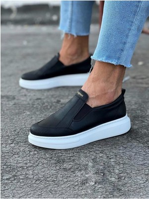 Siyah Düz Casual Erkek Ayakkabı