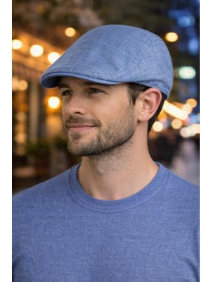 Keten Lastikli Ördek Kasket Şapka