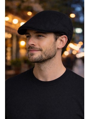 Keten Lastikli Ördek Kasket Şapka