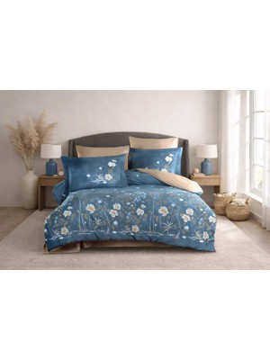 K&A Çift Kişilik Poplin Nev Parlin Aqua