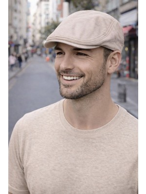 Keten Lastikli Ördek Kasket Şapka