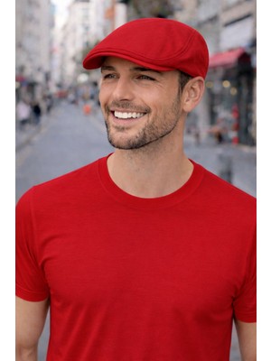 Keten Lastikli Ördek Kasket Şapka