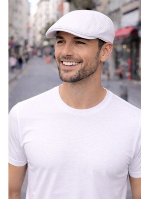 Keten Lastikli Ördek Kasket Şapka