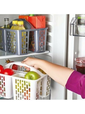 Elma Shop Buzdolabı Düzenleyici Sepet - Gri