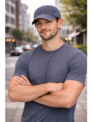 Yıkamalı Siperli Kep Şapka