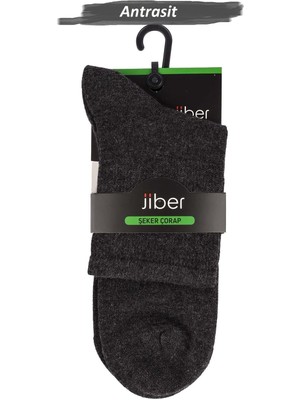 Jiber Erkek Bambu Uzun Lastiksiz Şeker Çorap 5999 - 12 Adet