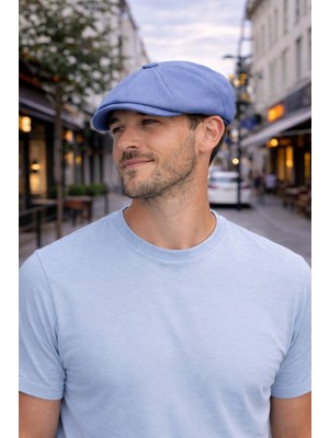 Keten Beckham Peakyblinders Lastikli Kasket Şapka